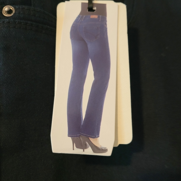 Parasuco dark wash stretch Jean bootcut pant - Picture 3 of 4